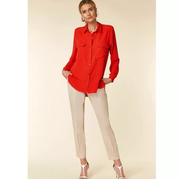 ZARA - Long Sleeve Utility Shirt - Picture 1 of 9